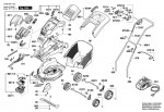 Bosch 3 600 H81 705 ROTAK 370 LI Lawnmower Spare Parts